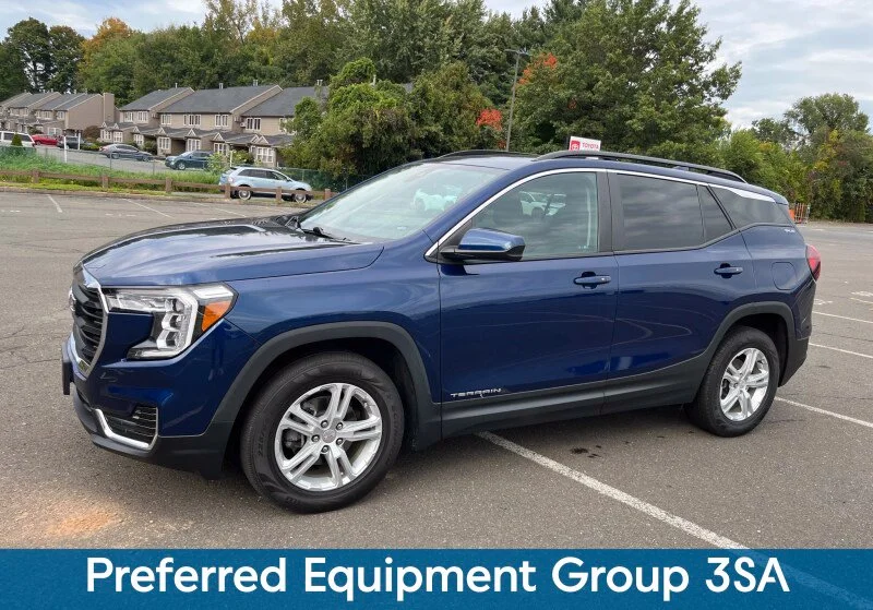 Certified Used 2023 Blue GMC SLE image 2