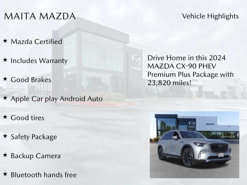 Certified Used 2024 Sonic Silver Mazda Premium Plus image 7