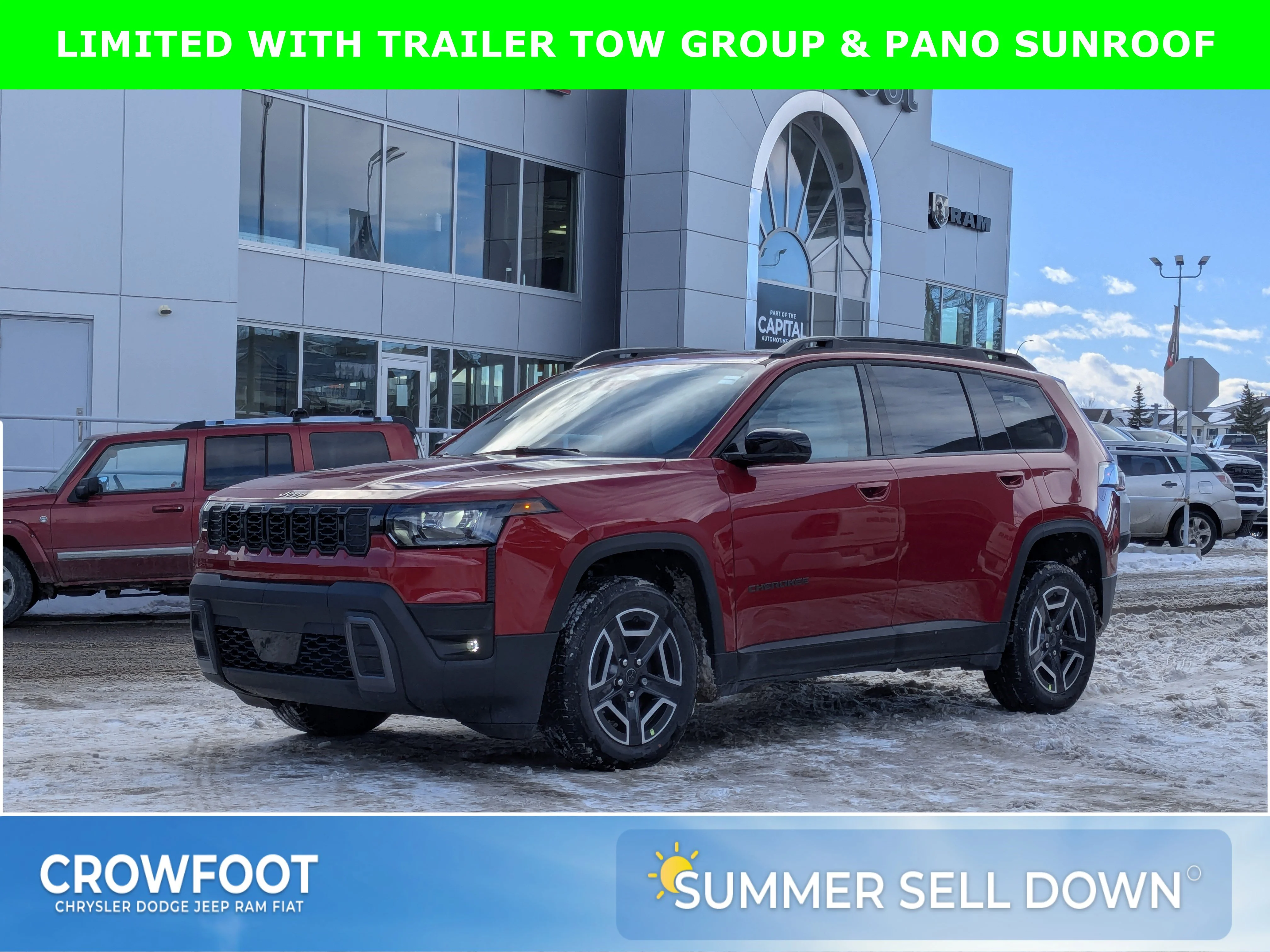 New 2026 Red Jeep Limited - - Power Sunroof - Power Liftgate - Remote Start & tons more! image 1