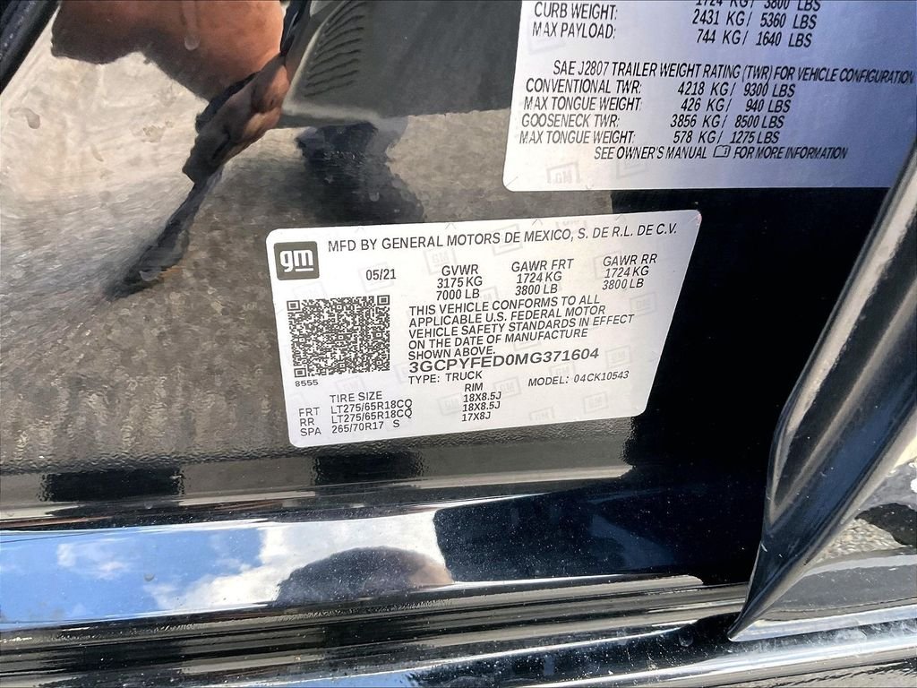 Used 2021 Black Chevrolet LT Trail Boss image 33