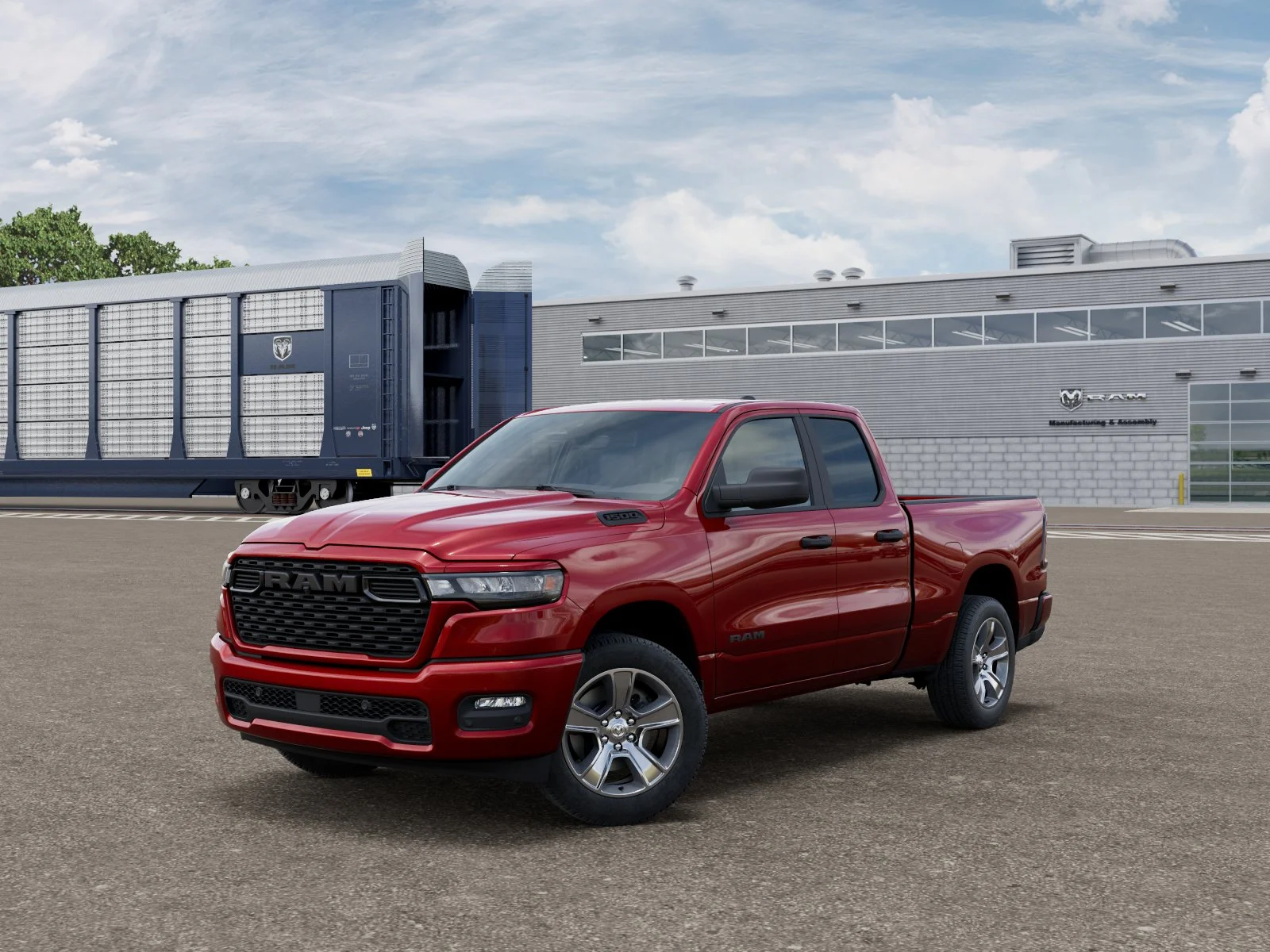 New 2026 Molten Red Pearlcoat RAM Express image 1