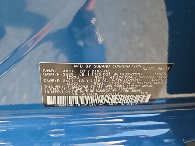 New 2026 Blue Subaru Wilderness image 6