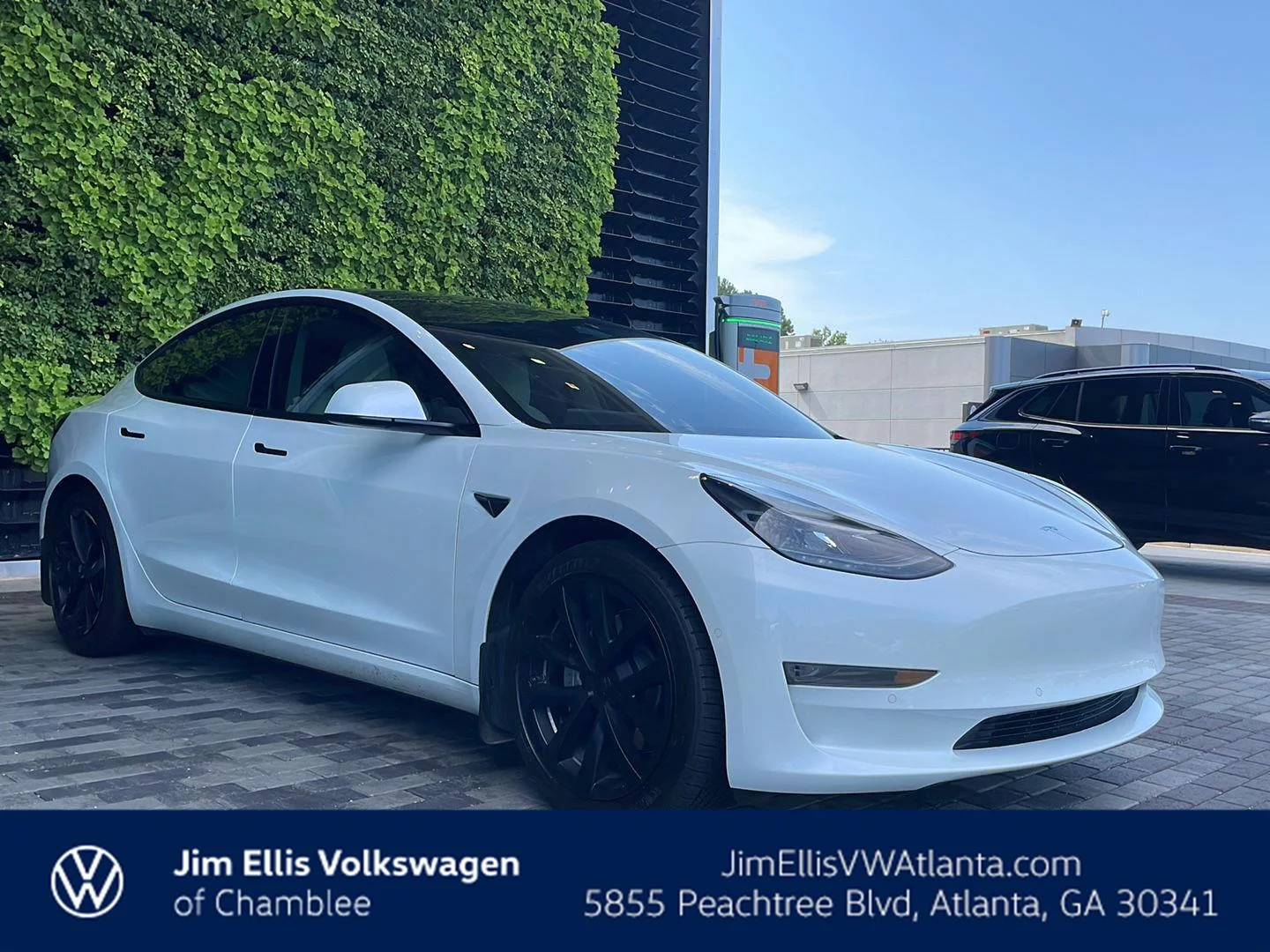 Used 2021 Pearl White Multi-Coat Tesla Standard Range Plus image 1