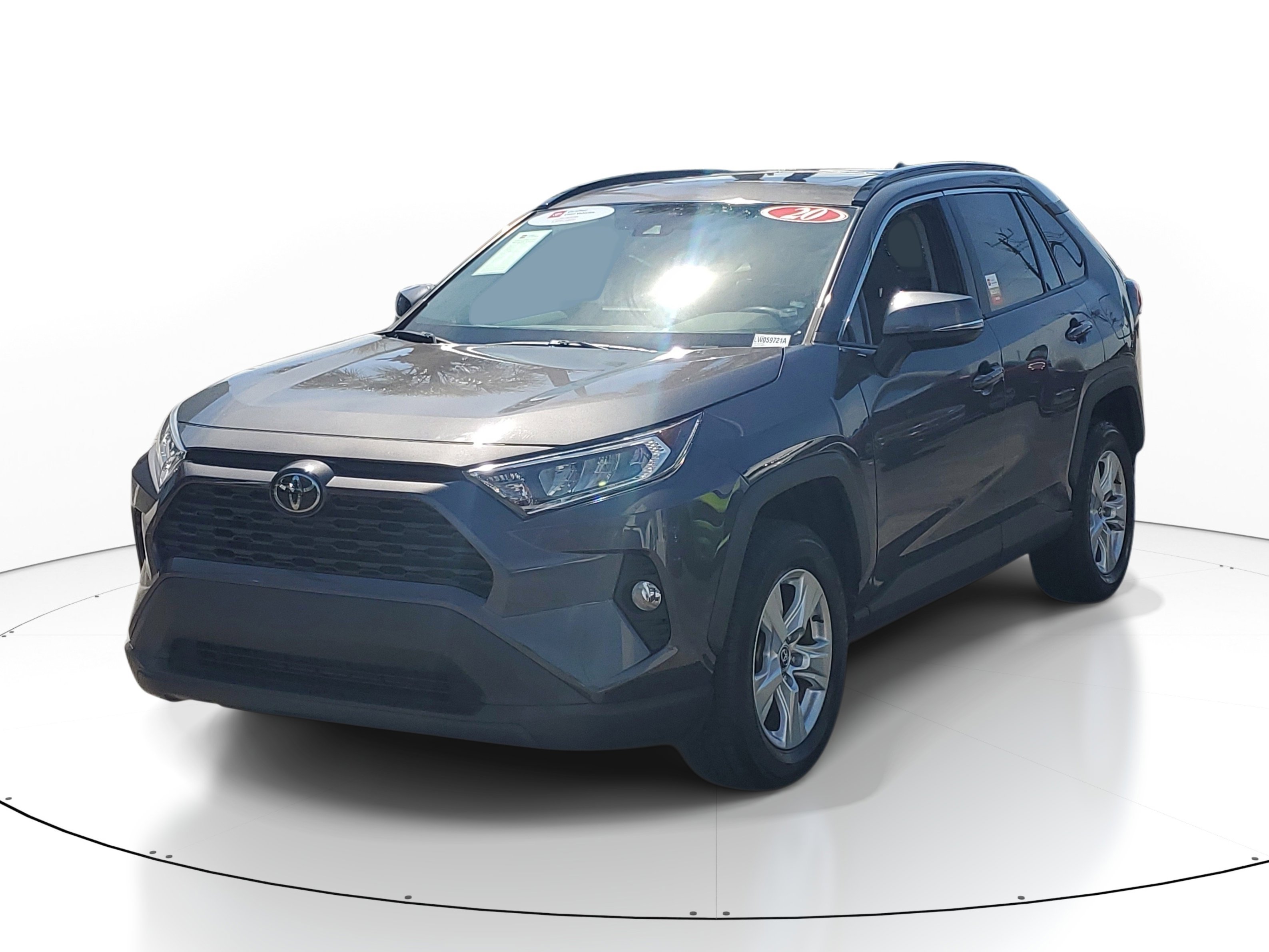 Used 2020 Magnetic Gray Metallic Toyota XLE image 2