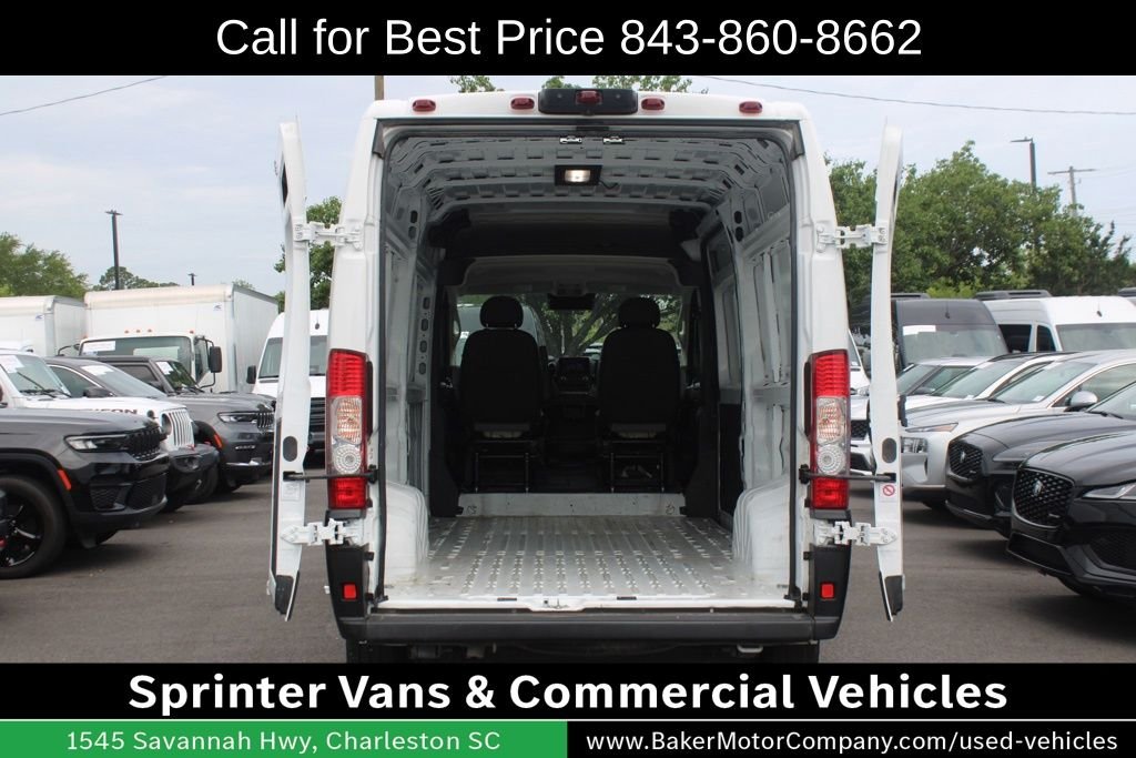 Used 2025 Bright White Clearcoat Ram High Roof image 34