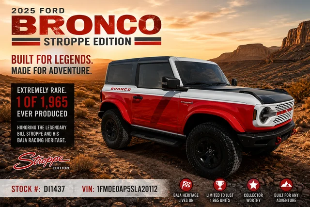 2025 Ford Bronco Stroppe Edition
