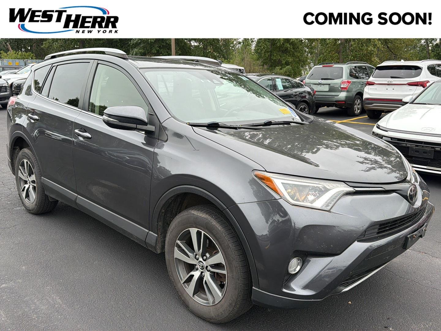 Used 2018 Magnetic Gray Metallic Toyota XLE image 1