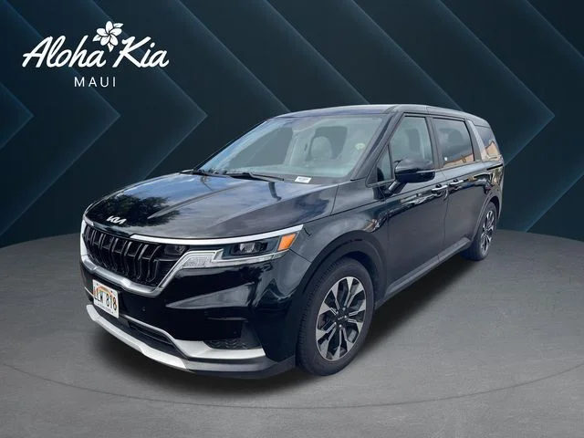 Used 2022 Black Kia EX image 1