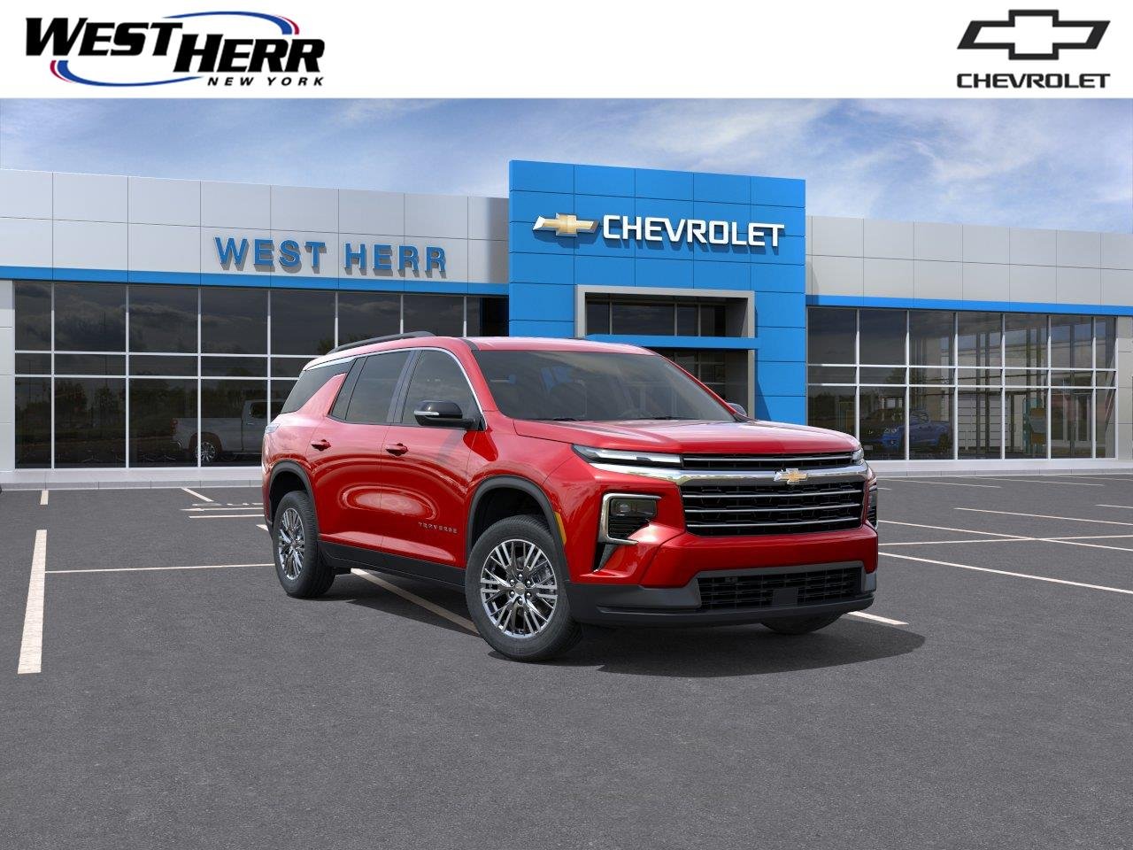 Used 2026 Radiant Red Tintcoat Chevrolet AWD LT image 1