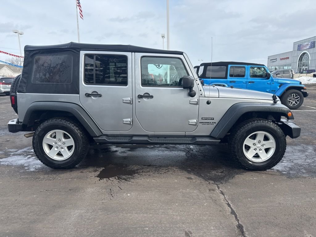 Used 2017 Jeep Wrangler Unlimited Sport S with VIN 1C4HJWDG8HL576682 for sale in Pataskala, OH