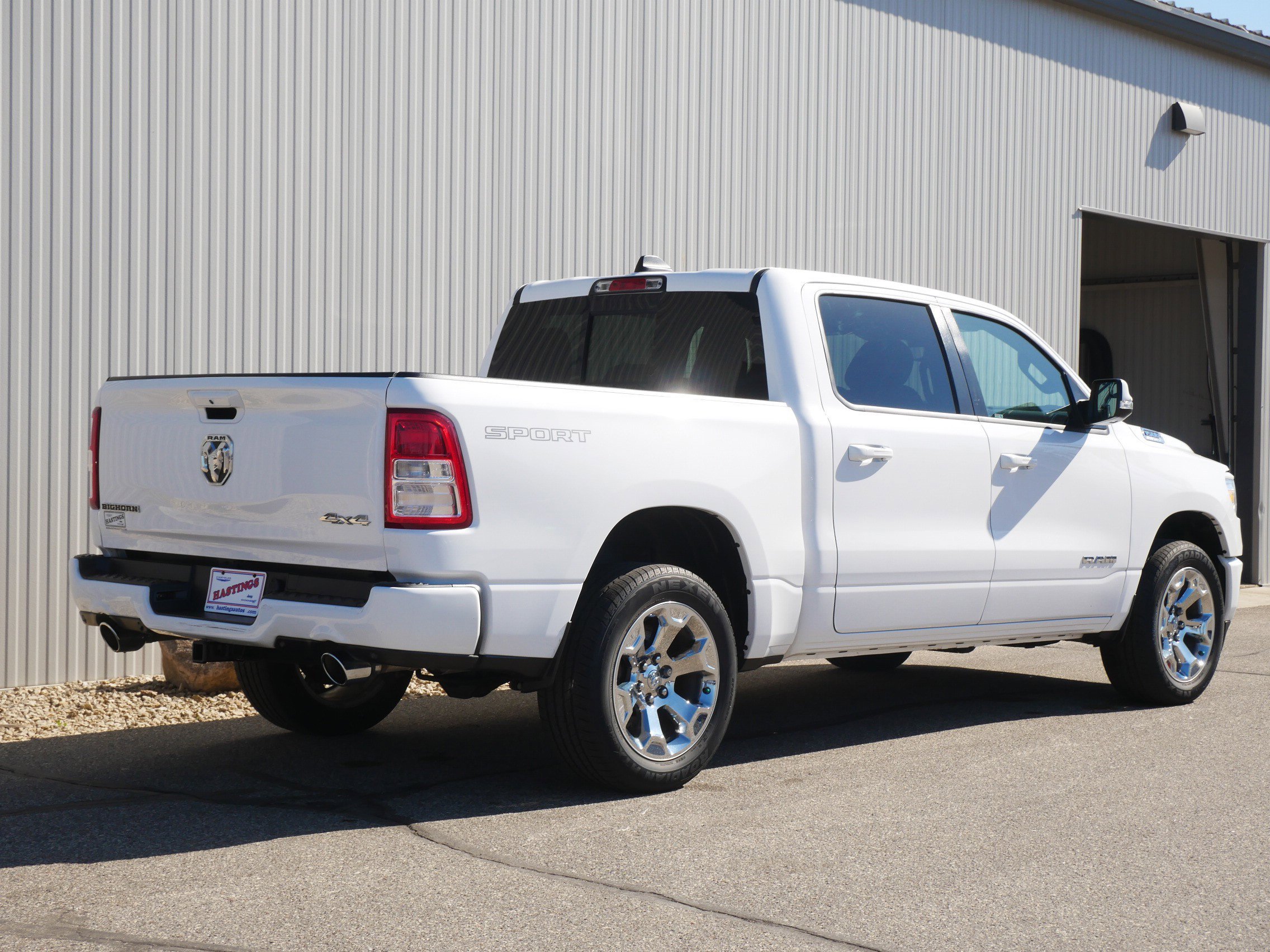 Used 2022 Bright White Clearcoat Ram Big Horn image 5