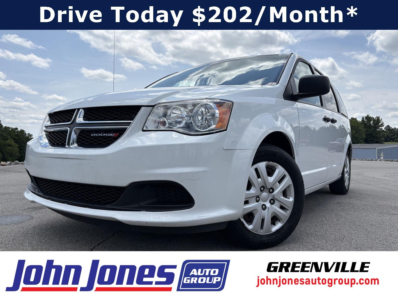 Used 2019 White Knuckle Clearcoat Dodge SE image 1