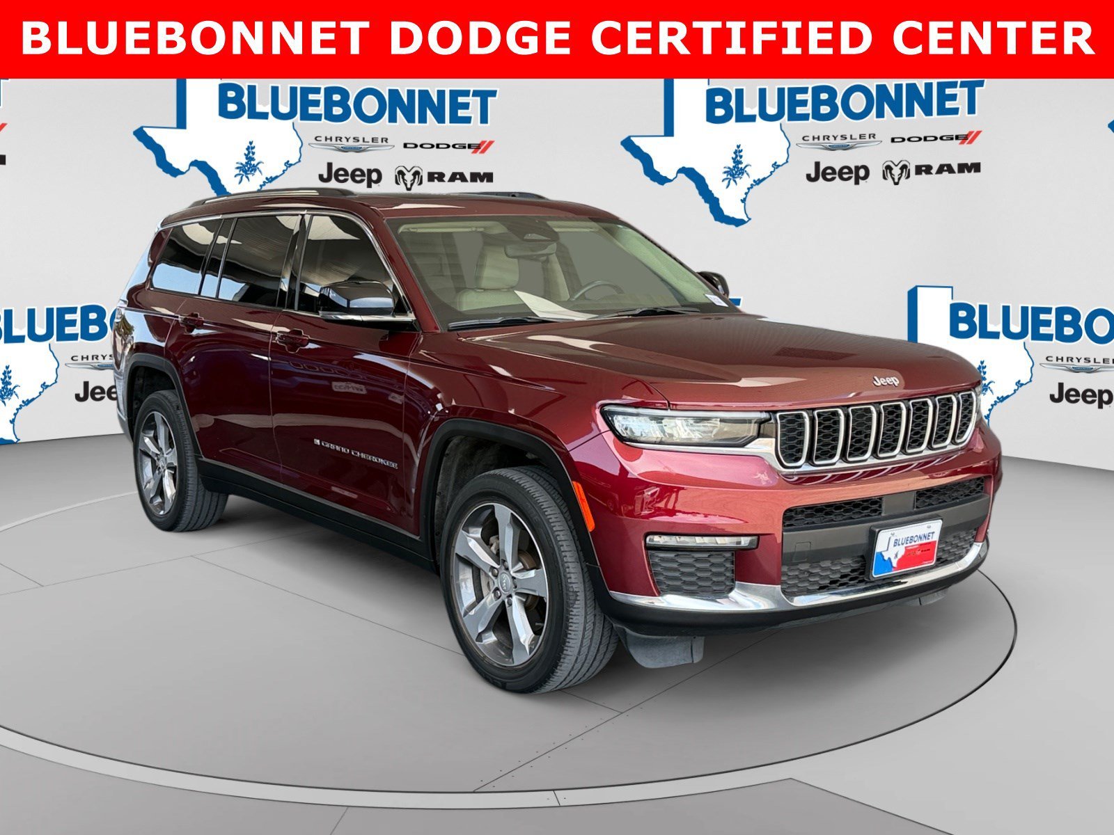 Certified Used 2021 Velvet Red Pearlcoat Jeep Limited image 3
