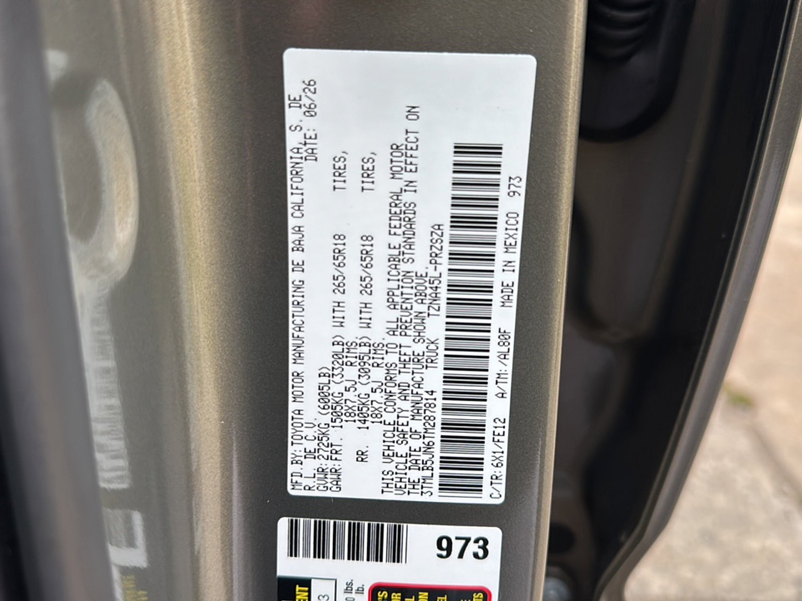 Used 2026 Bronze Toyota TRD Sport image 54