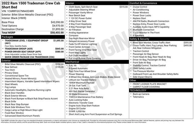 Used 2022 Silver Ram Tradesman image 37