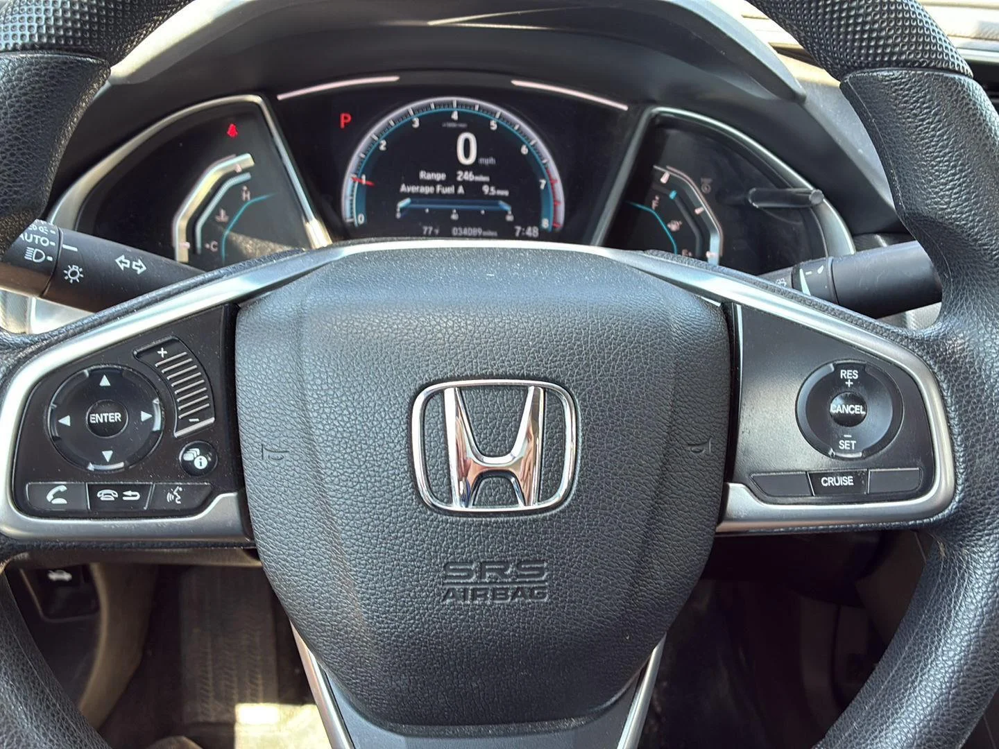Used 2017 Burgundy Night Pearl Honda EX image 5