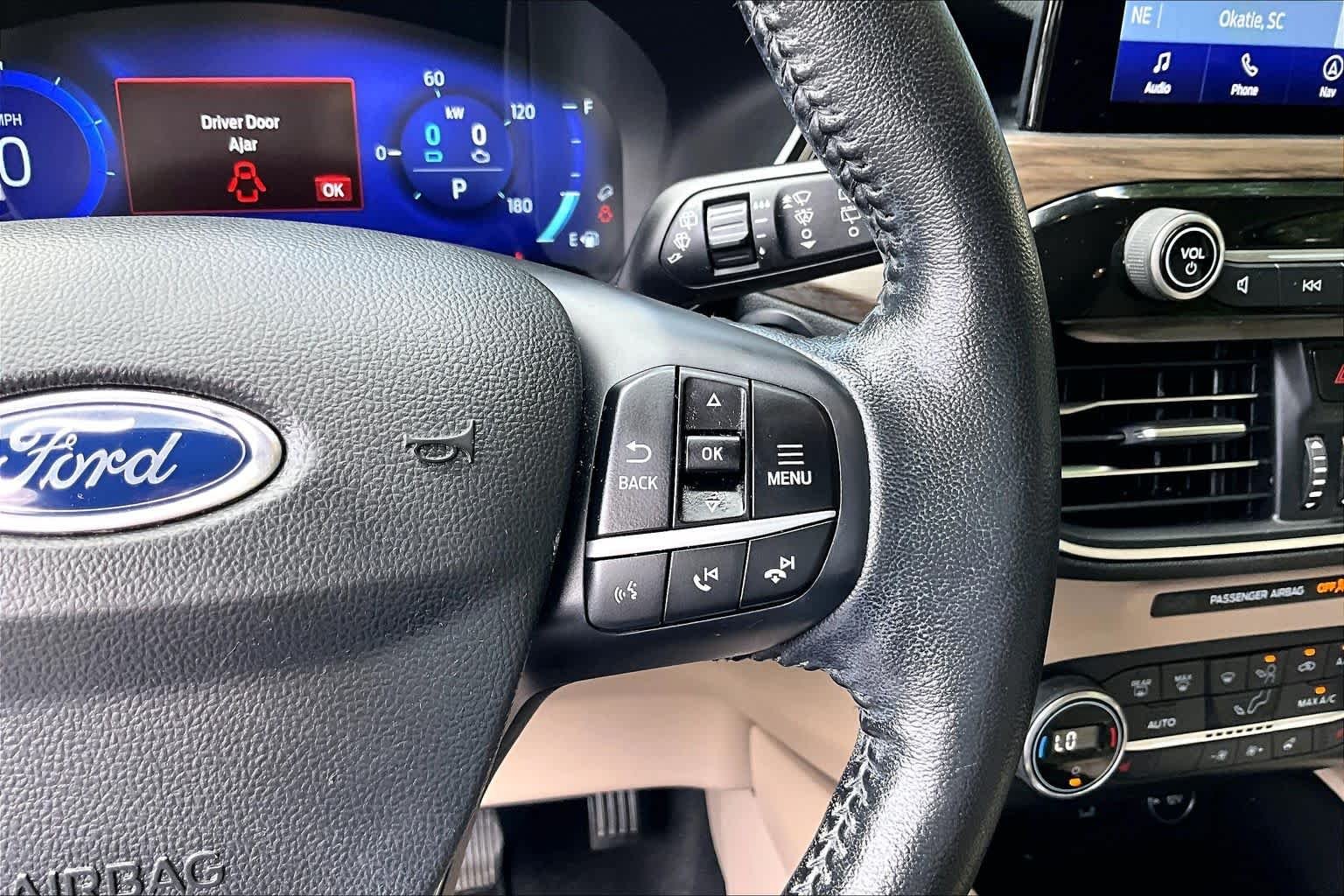 Used 2020 Star White Metallic Tri-Coat Ford Titanium Hybrid image 24