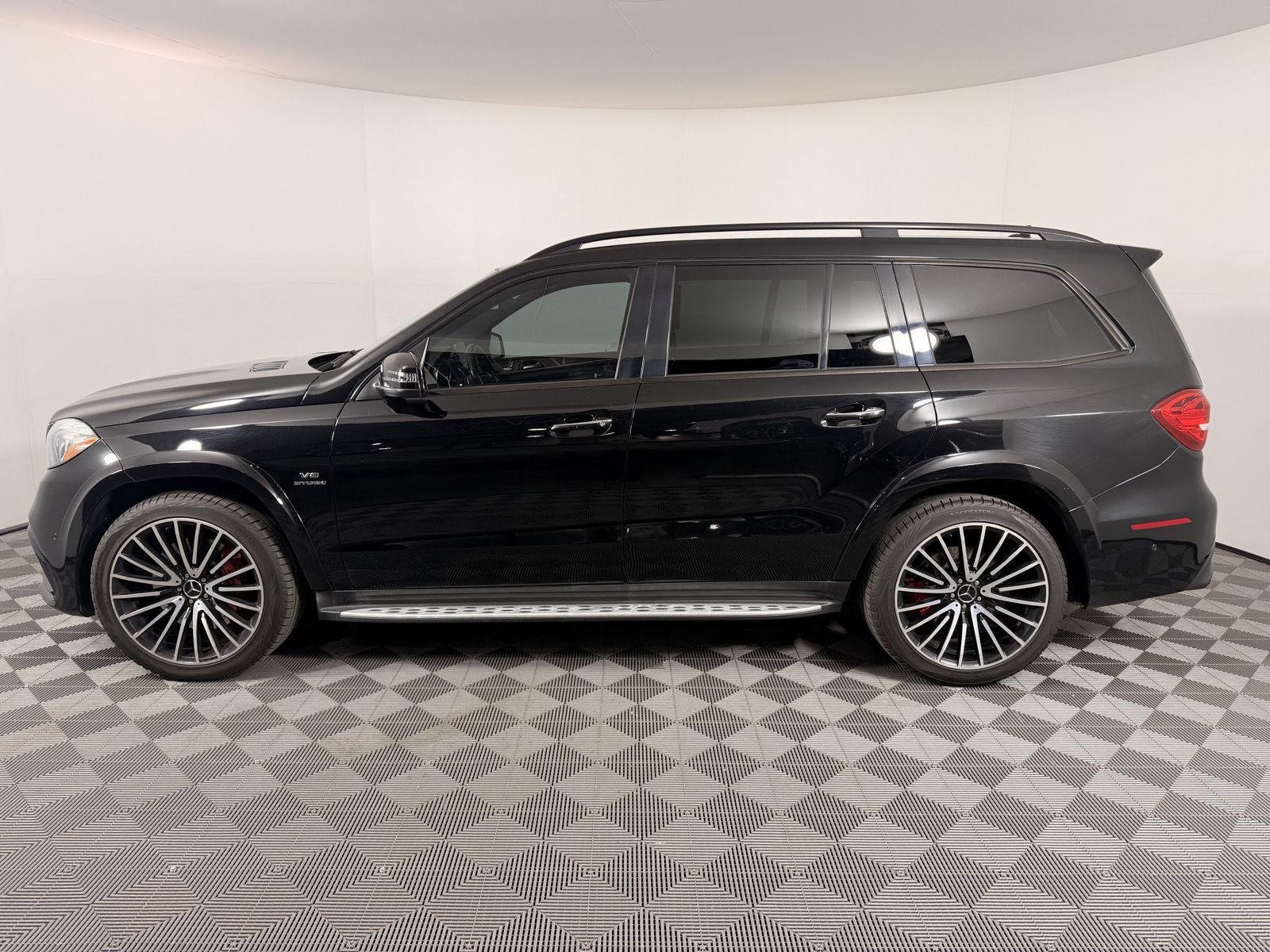 Used 2017 Obsidian Black Metallic Mercedes AMG GLS 63 image 2