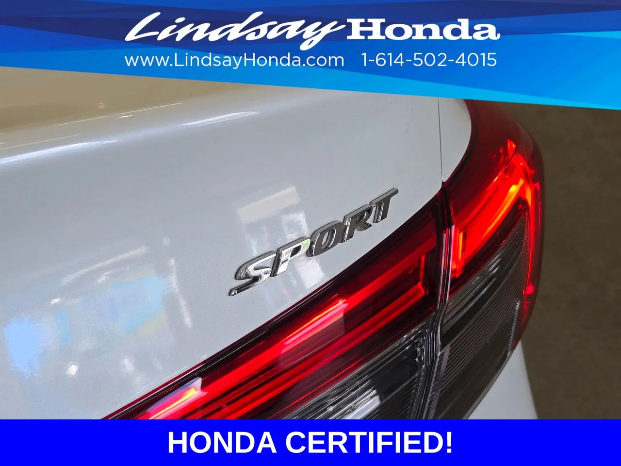 Certified Used 2023 Platinum White Pearl Honda Sport image 7