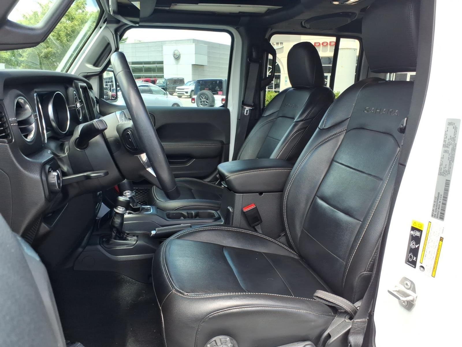 Used 2023 Bright White Clearcoat Jeep Sahara image 20