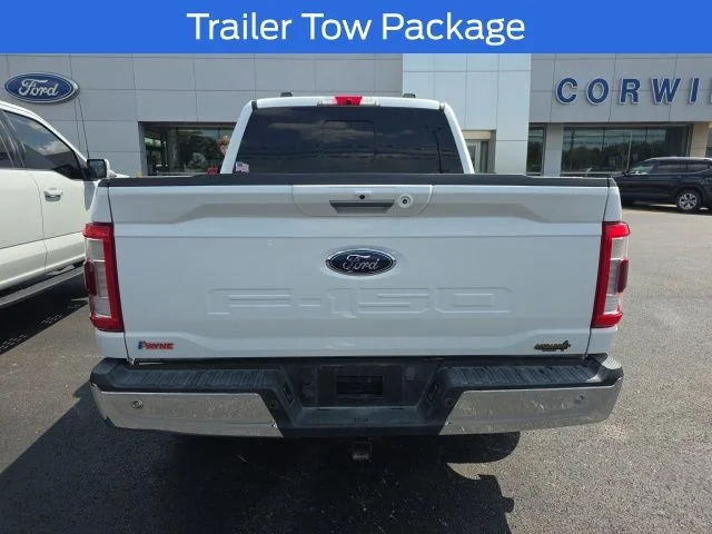 Used 2021 Oxford White Ford Lariat image 4