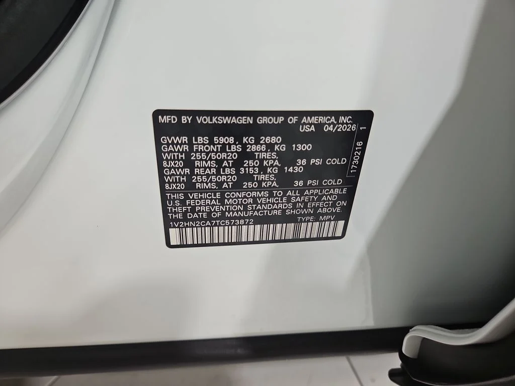New 2026 White/off-white Volkswagen 2.0T SE w/Technology image 26