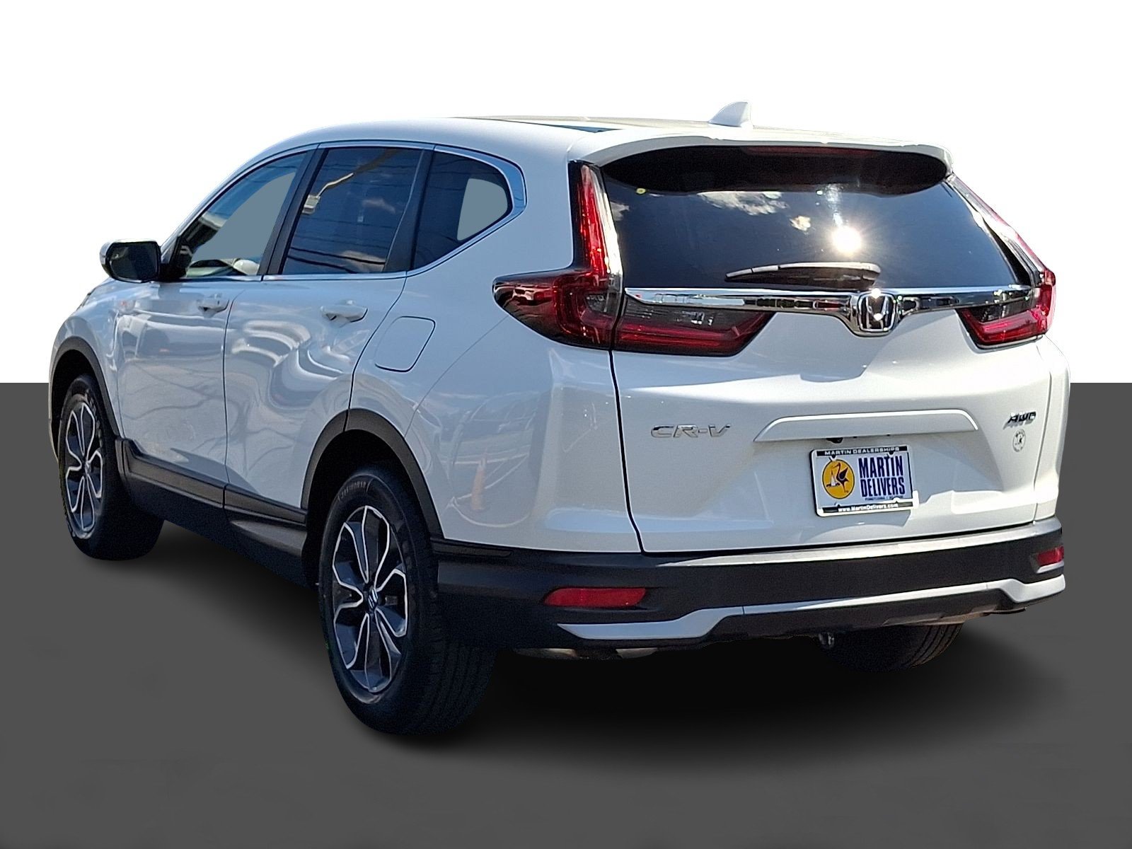 Certified Used 2021 Platinum White Pearl Honda AWD EX-L image 4