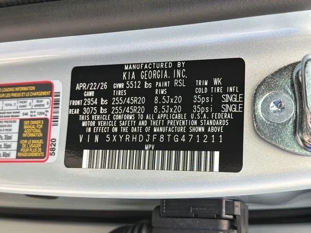 New 2026 Ivory Silver Kia EX image 25