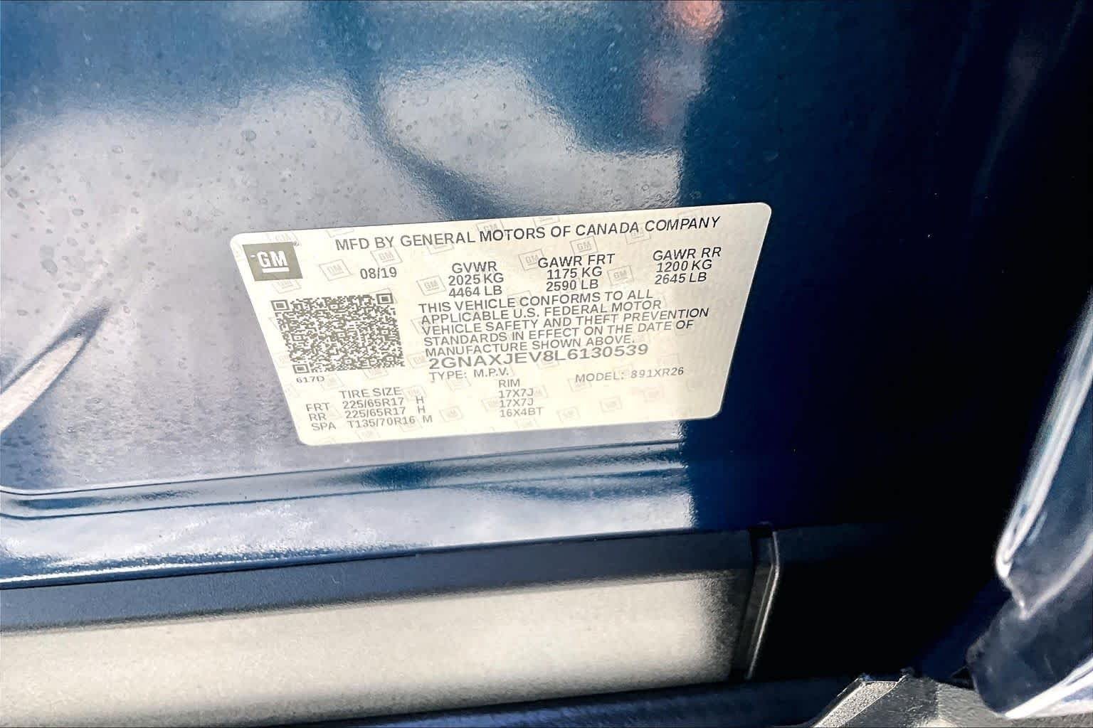 Used 2020 Pacific Blue Metallic Chevrolet LT image 35
