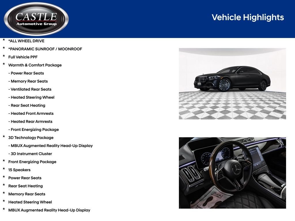 Used 2022 Black Mercedes-Benz S 580 image 3