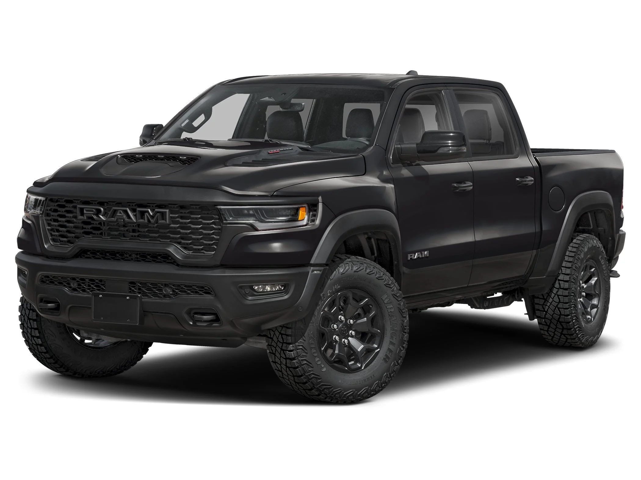 New 2026 Diamond Black Crystal Pearl-Coat  Paint Ram RHO CREW CAB 4X4 5