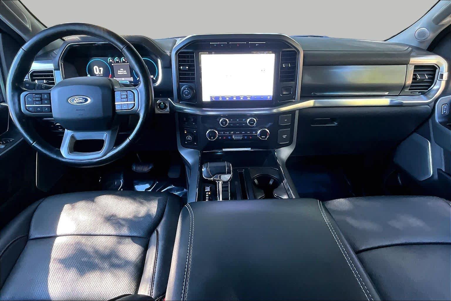 Used 2021 Agate Black Metallic Ford LARIAT image 15