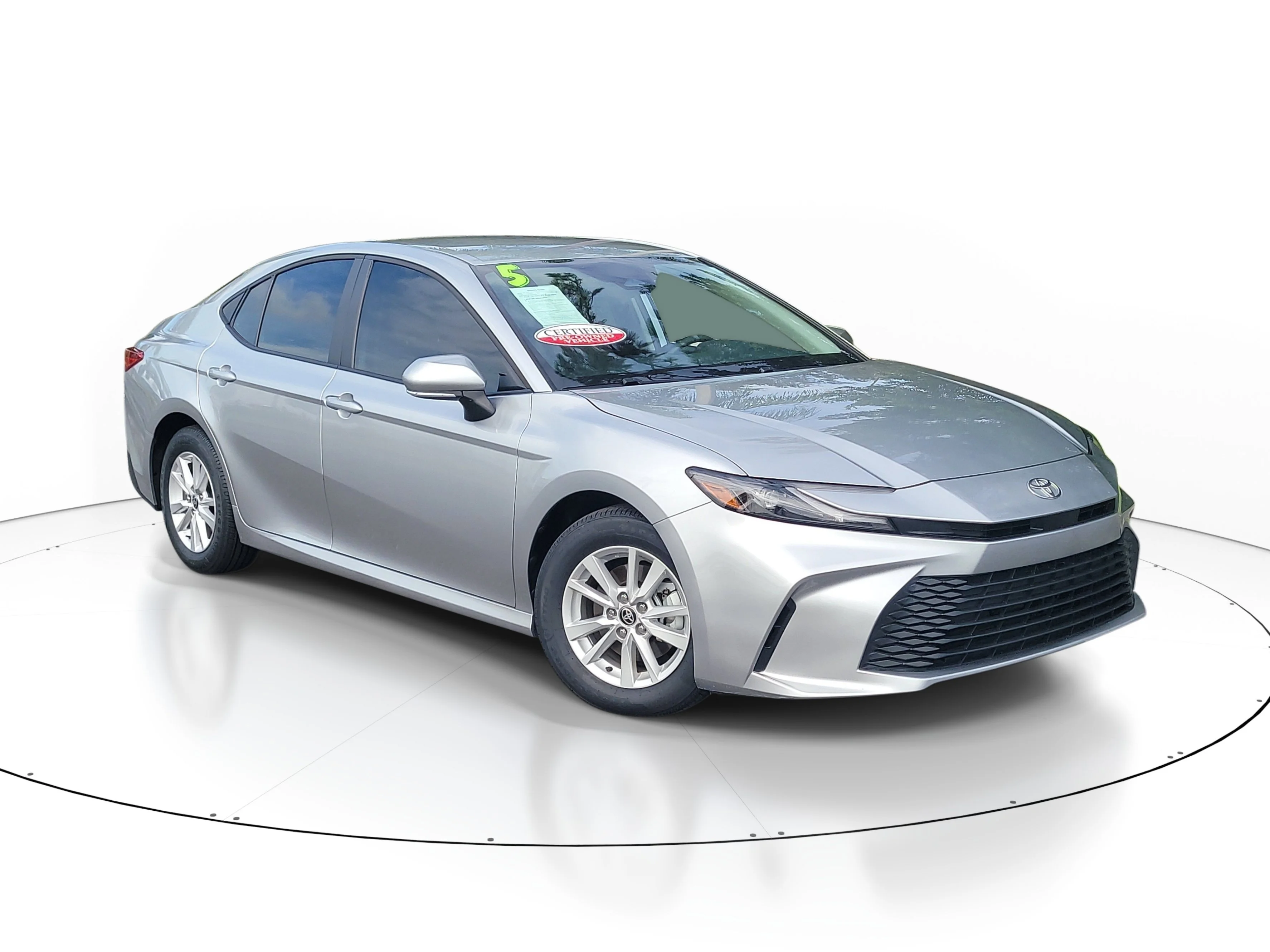 Used 2025 Celestial Silver Metallic Toyota LE image 1