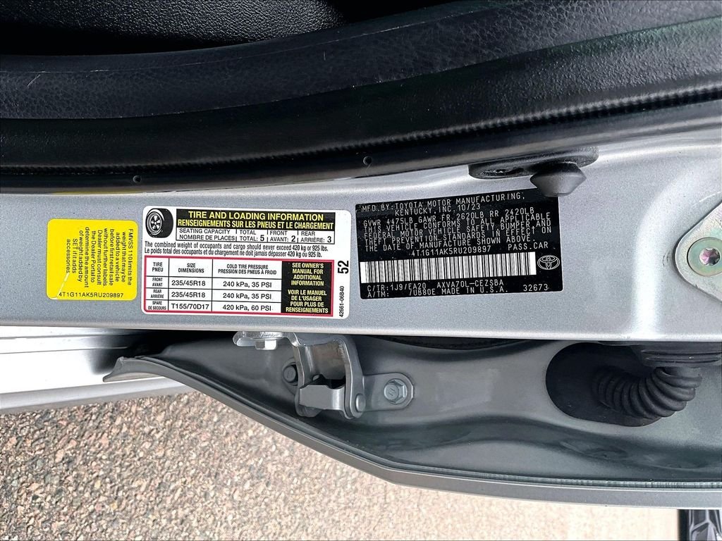 Used 2024 Silver Toyota SE image 34