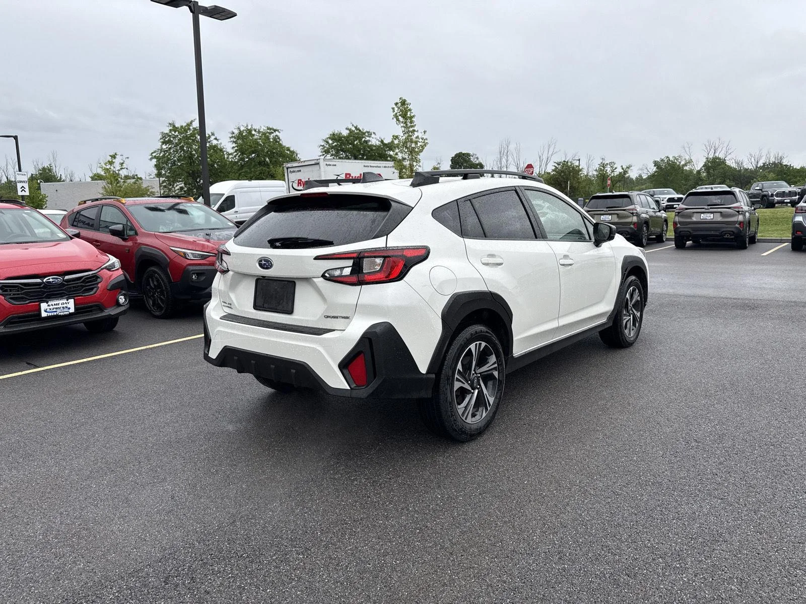 Used 2024 Crystal White Pearl Subaru Premium image 4