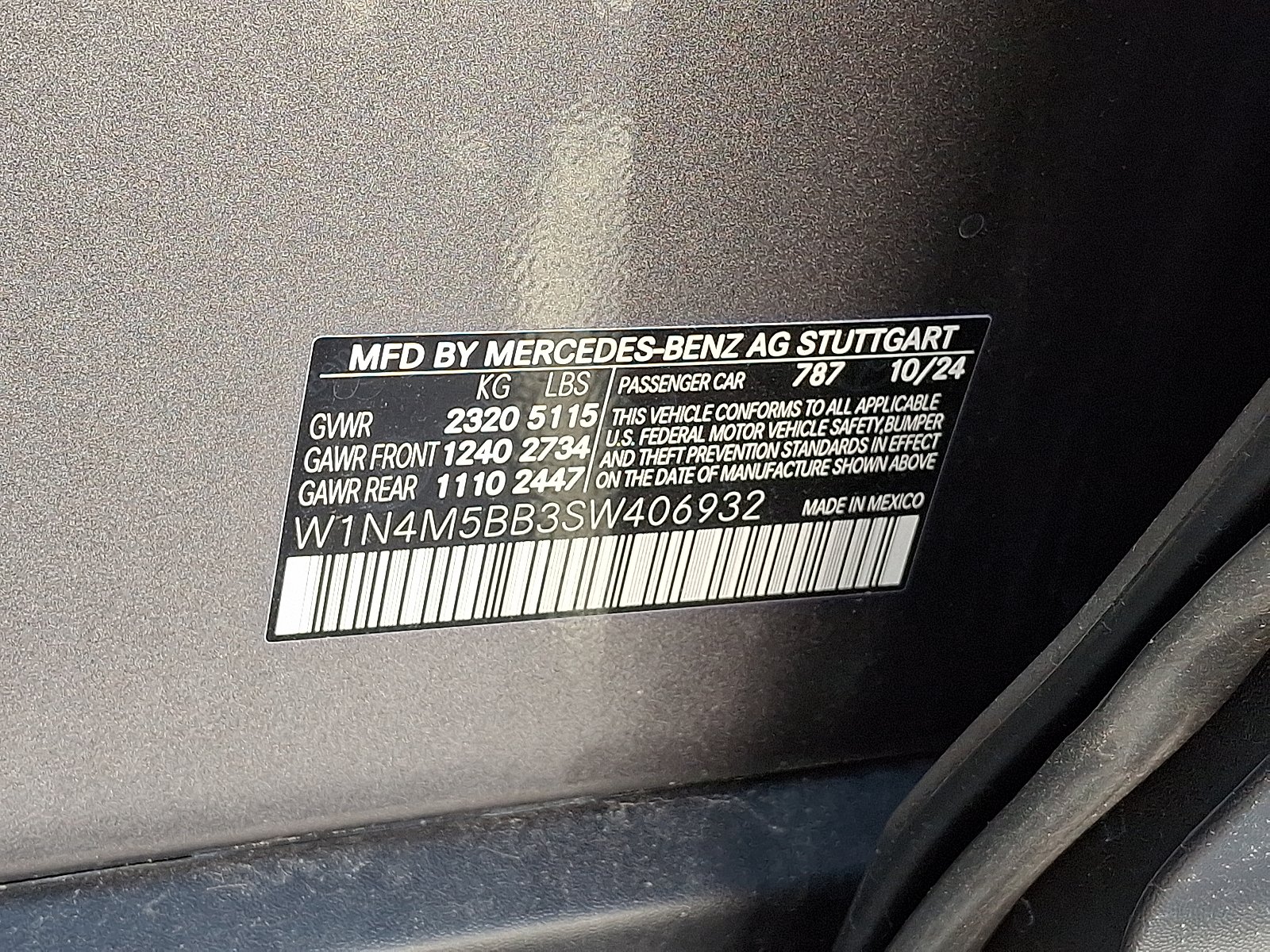 New 2025 Mountain Grey Metallic - 787 Mercedes-Benz 4MATIC® image 20