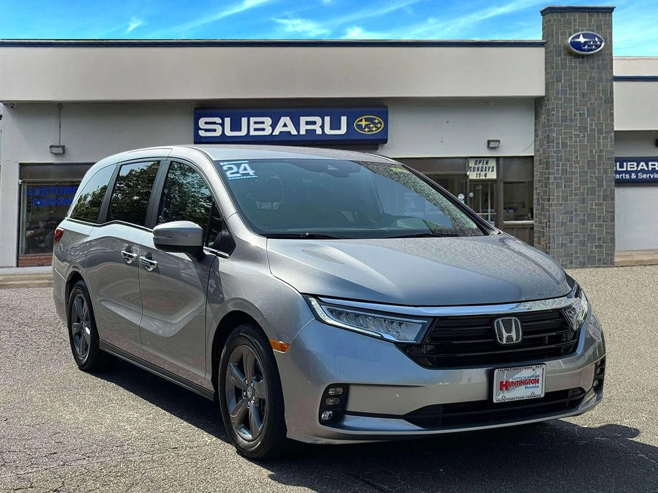 Used 2024 Lunar Silver Metallic Honda EX image 1