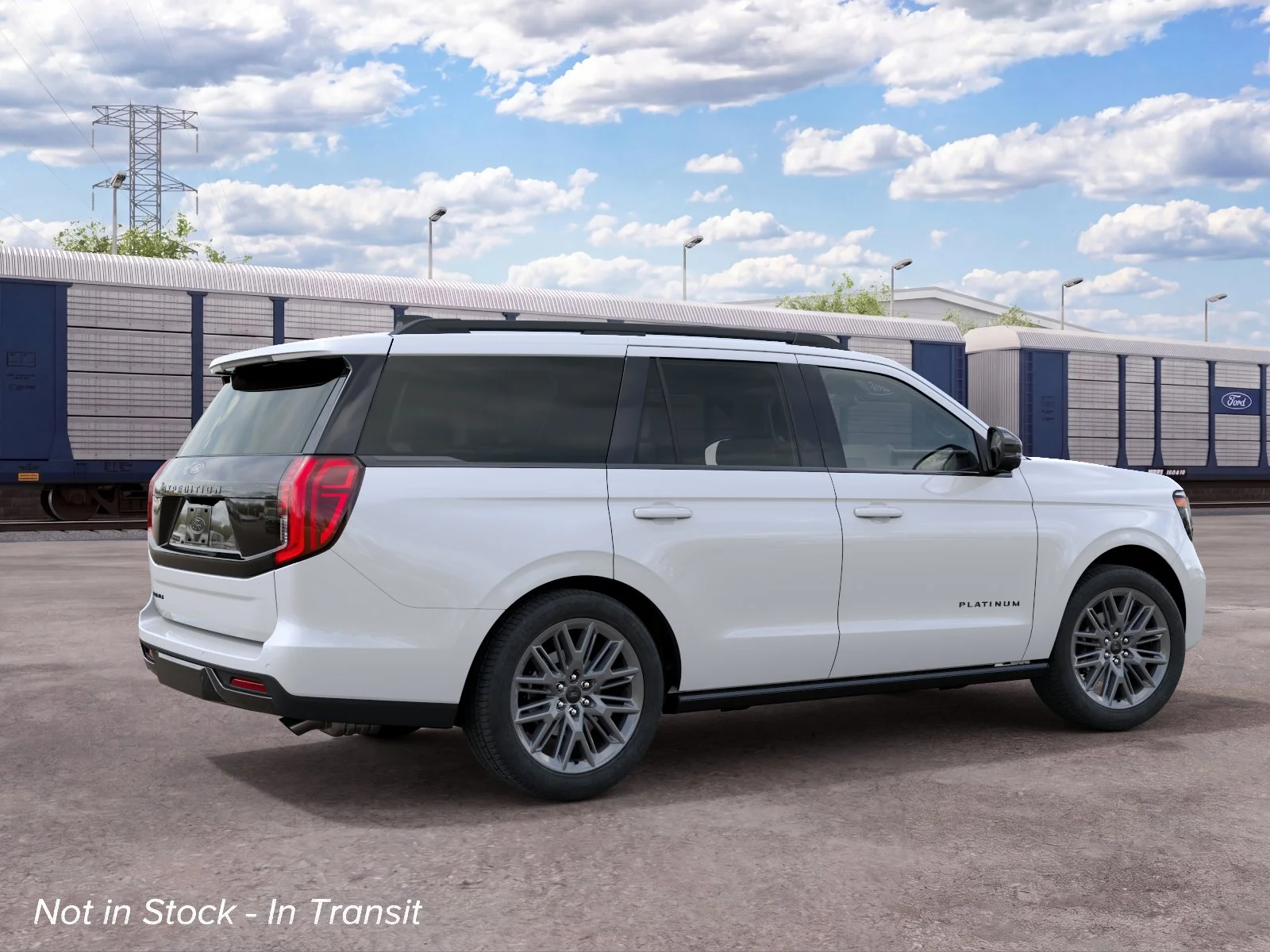 New 2027 Star White Metallic Tri-Coat Ford Platinum image 6