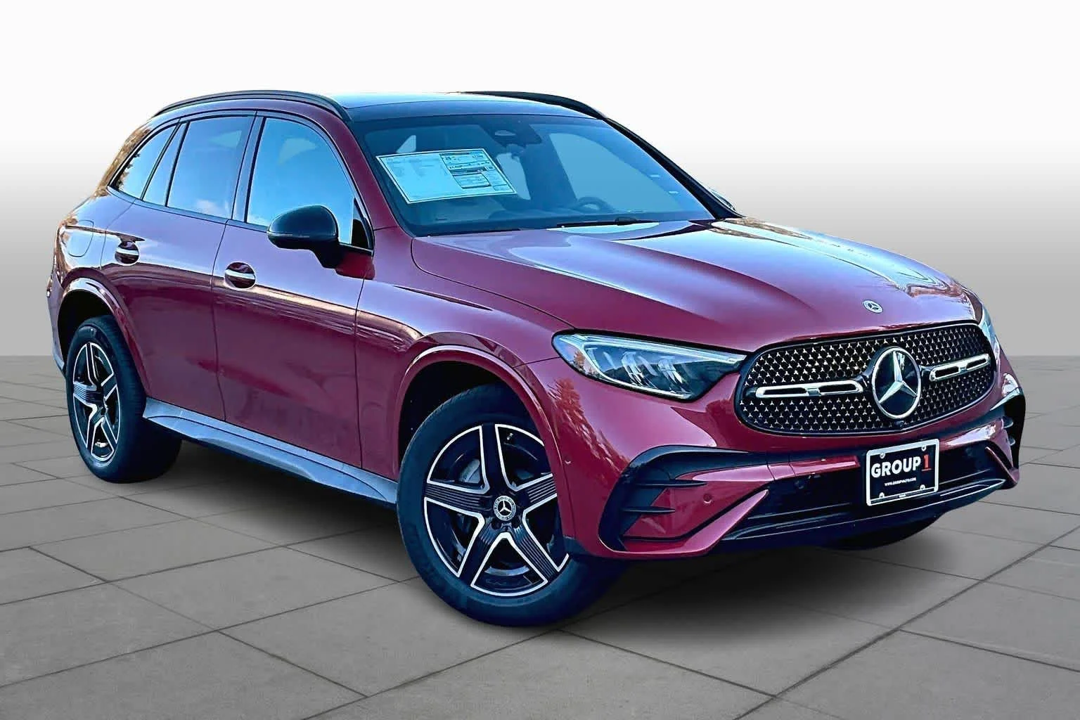 New 2026 MANUFAKTUR Patagonia Red Metallic Mercedes-Benz GLC 300 image 2