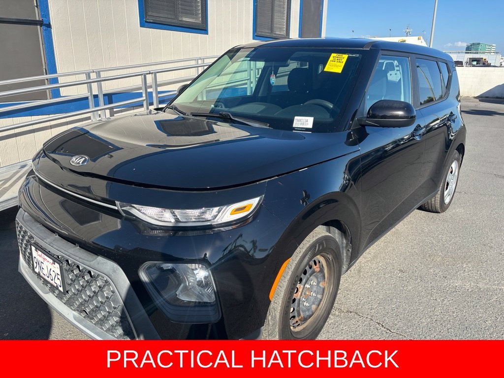 Used 2020 Cherry Black Kia LX image 1