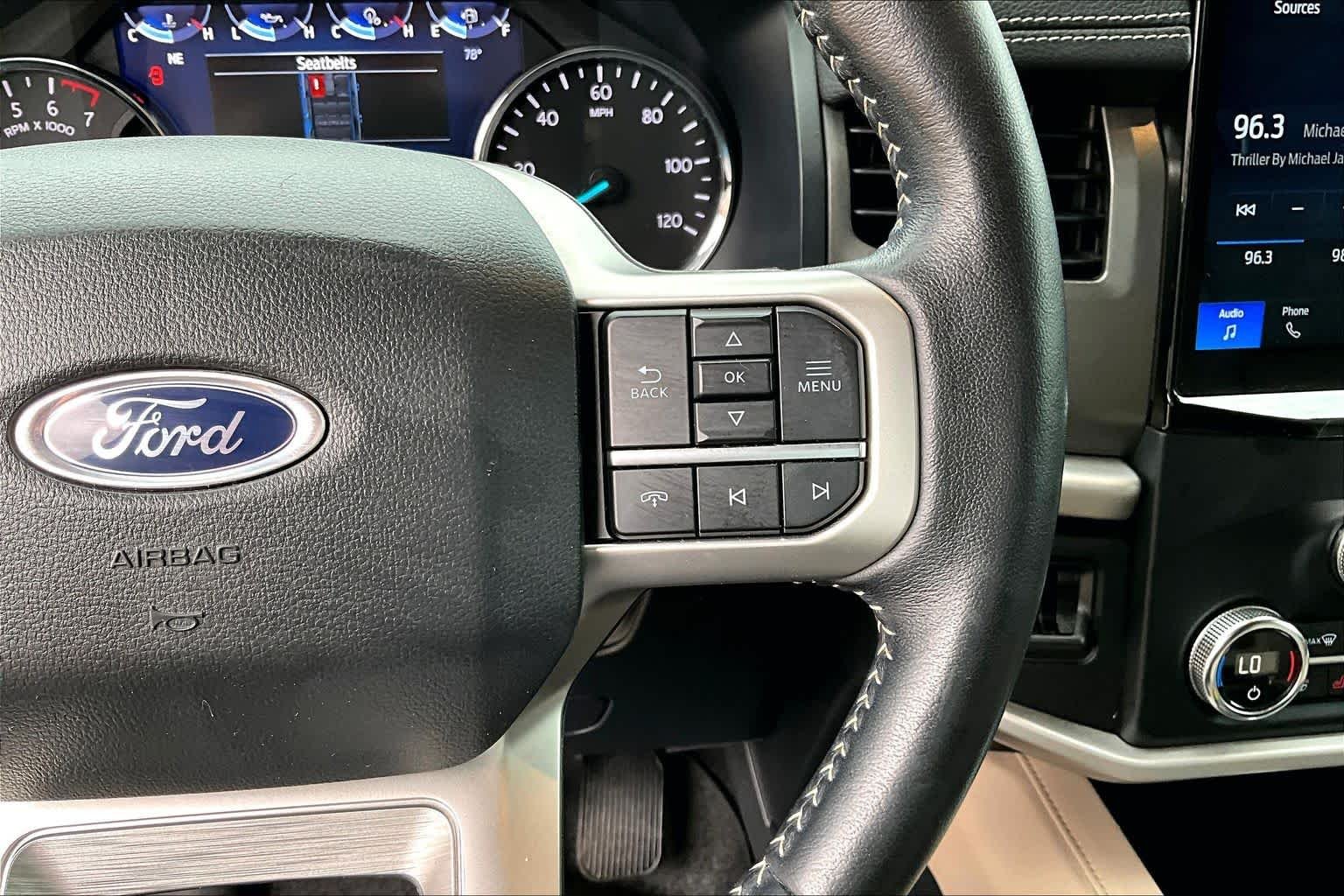 Used 2024 Star White Metallic Tri-Coat Ford XLT image 25