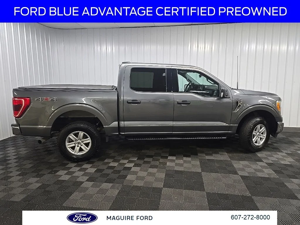 Used 2021 Carbonized Gray Metallic Ford XLT image 3