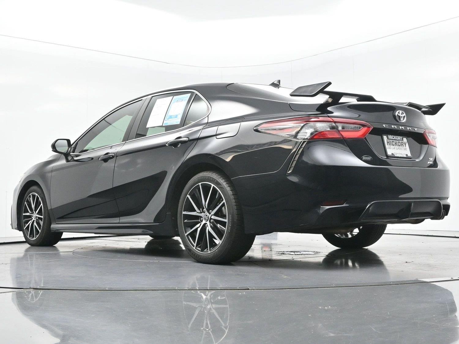 Used 2021 Midnight Black Metallic Toyota SE image 49