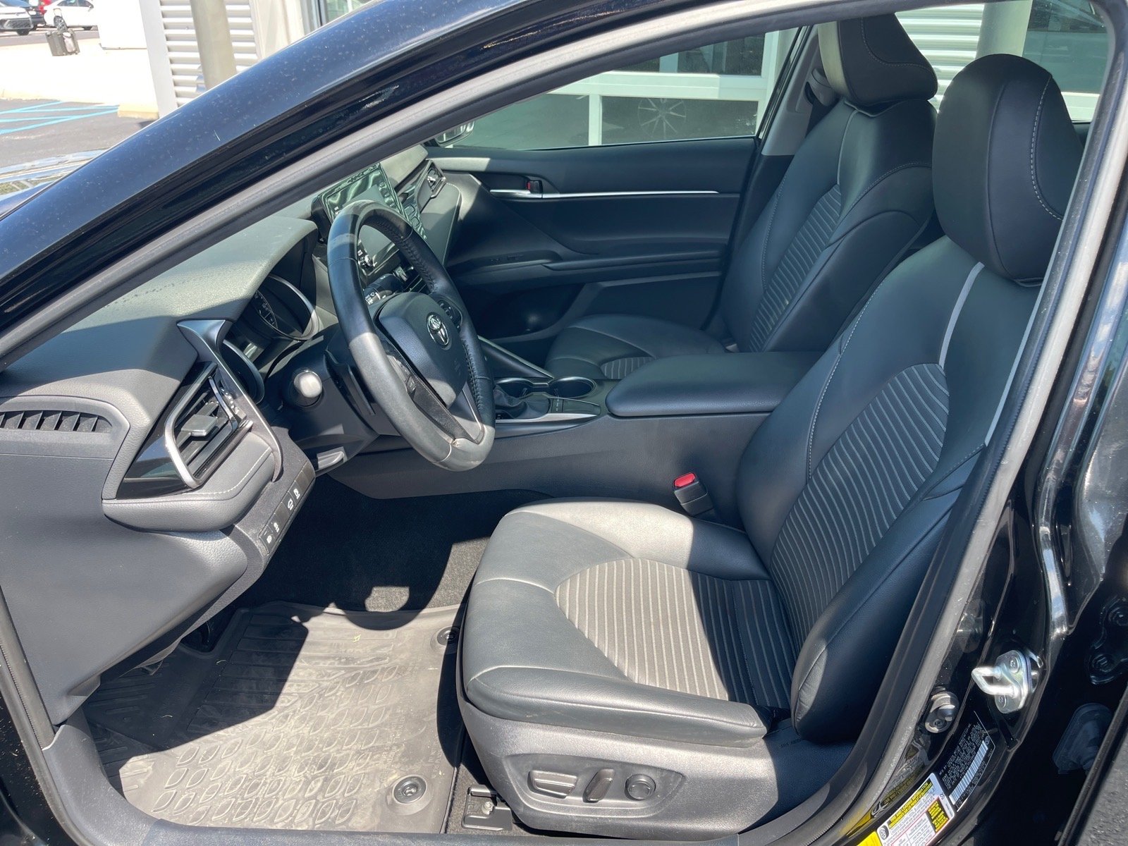 Used 2023 Midnight Black Metallic 218 Toyota SE image 10
