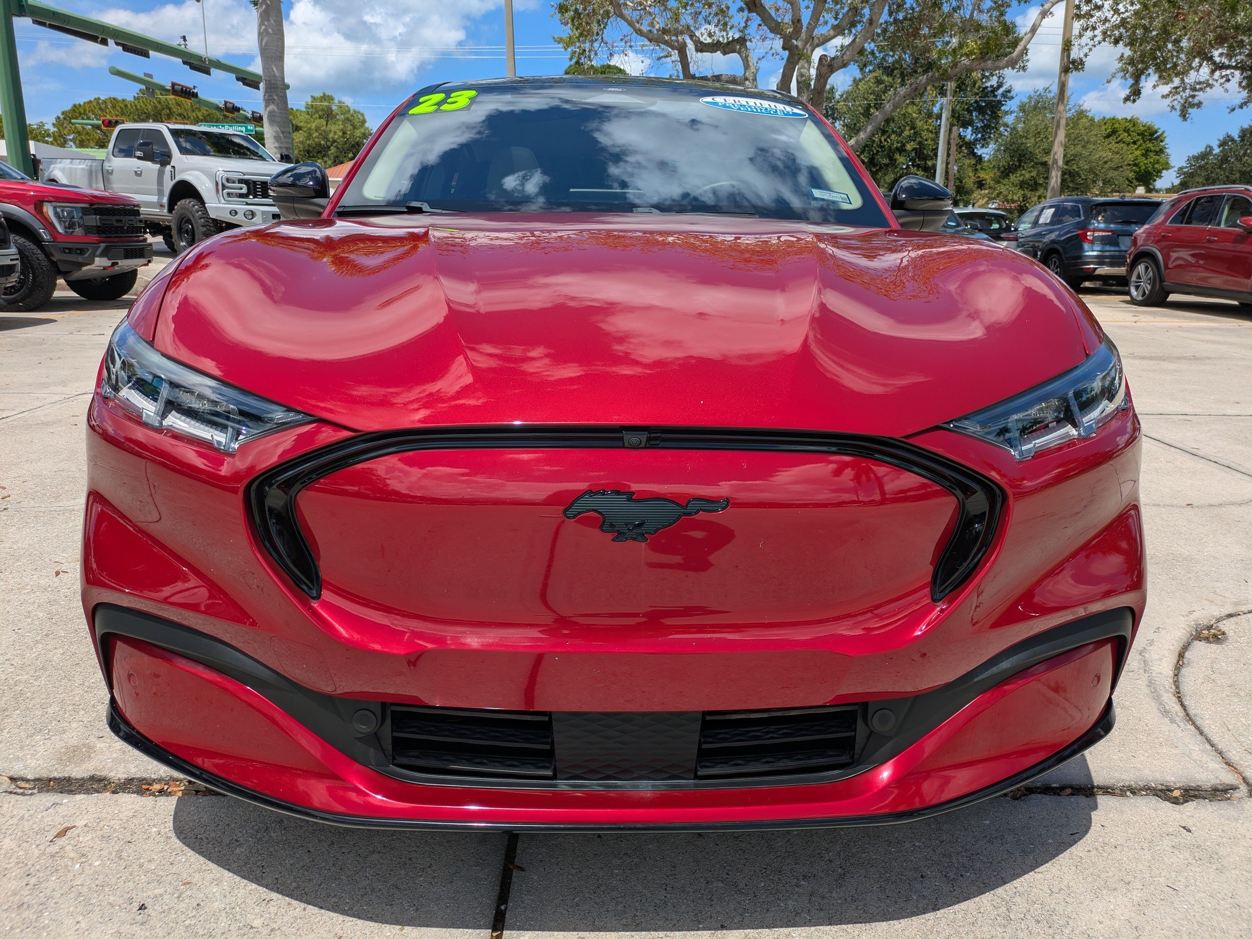 Used 2023 Rapid Red Metallic Tinted Clearcoat Ford Premium image 8
