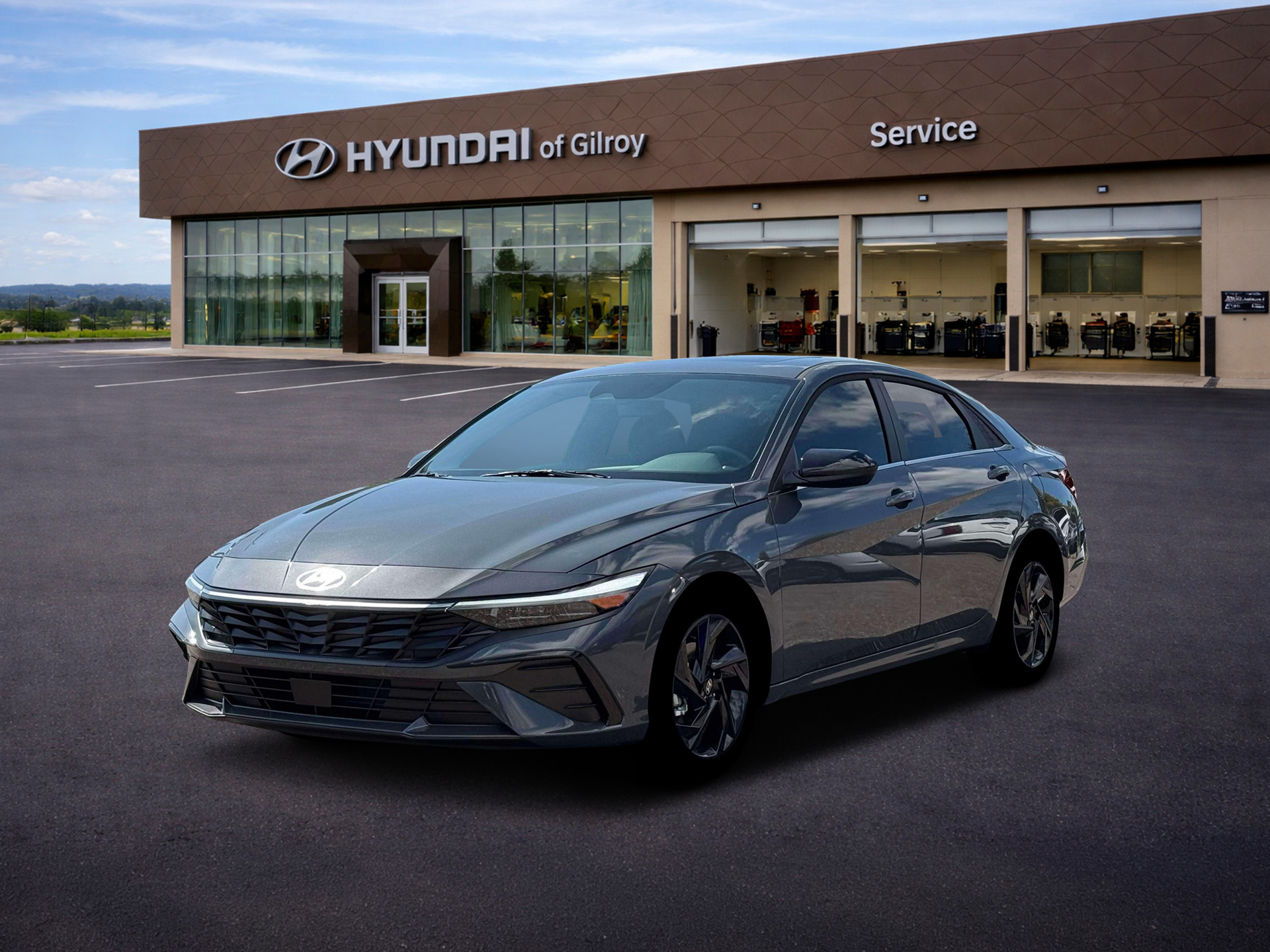 New 2026 Gray Hyundai SEL Sport Premium image 1