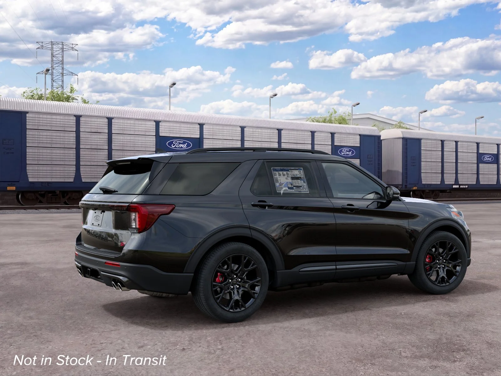 New 2027 Agate Black Metallic Ford ST image 6