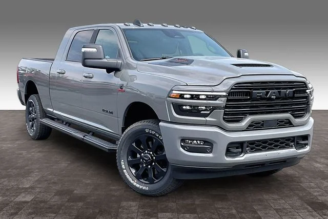New 2026 Ceramic Gray Clear-Coat Exterior Paint RAM Laramie image 2