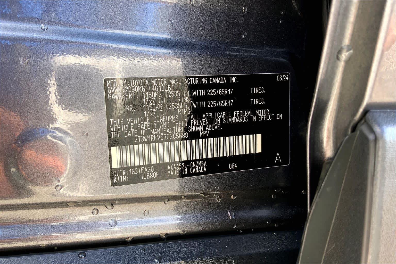 Used 2024 Magnetic Gray Metallic Toyota XLE image 36