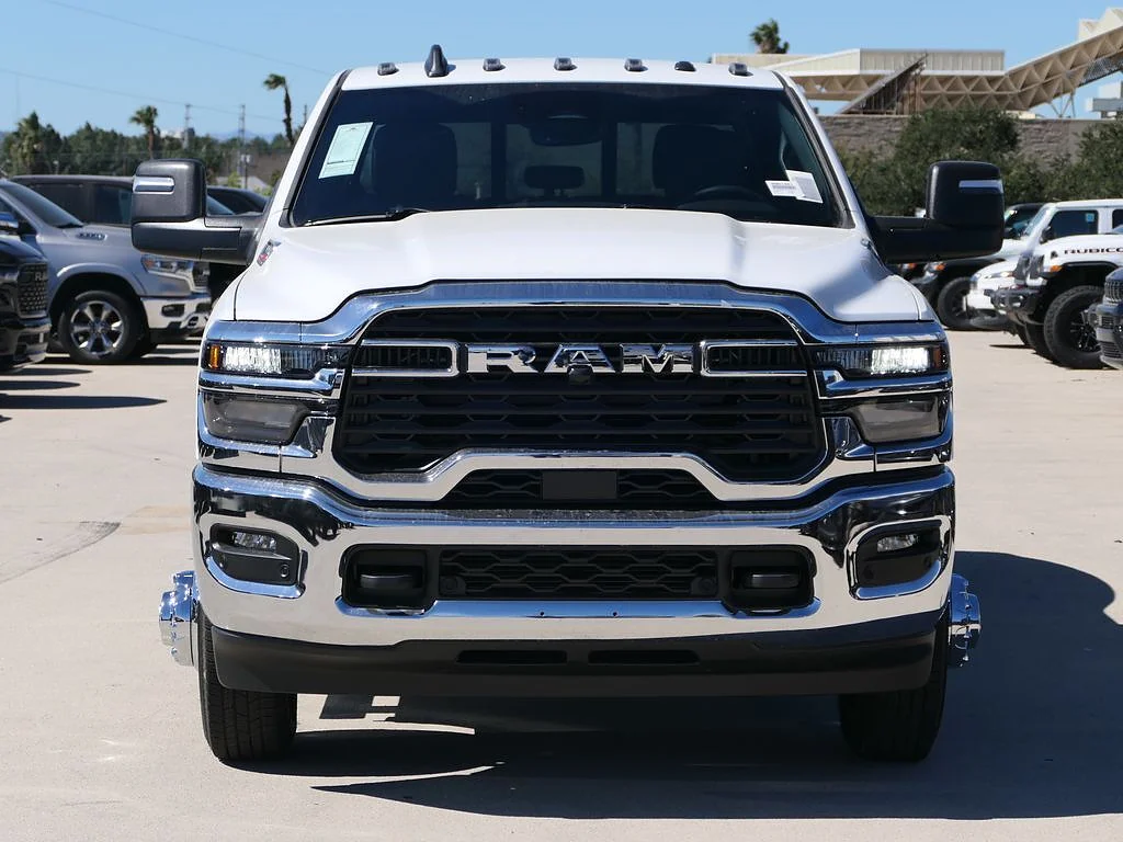 New 2026 Bright White Clear Coat RAM Tradesman Crew Cab 4x4 8